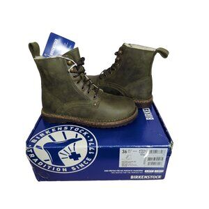 New Birkenstock Womens Boots Sz 5N Bryson Hunter Green‎ Normcore Goblincore